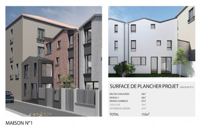 Vente Terrain  - 227m 92270 Bois-colombes